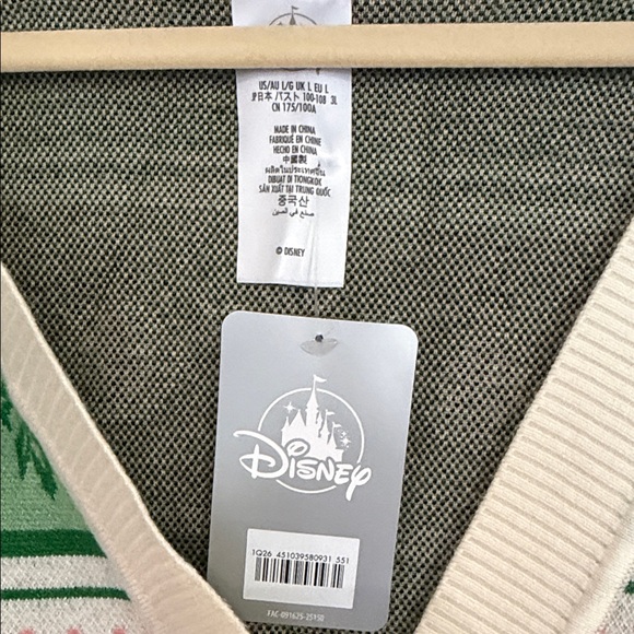 Mickey Mouse and Friends Holiday Cardigan Sweater | Disney Store - Picture 2 of 5